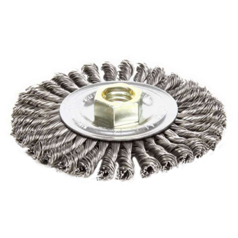 Roughneck Max Stringer Bead Wheel, 4" Diameter x 3/16", 0.020" Steel Wire, 20000 RPM